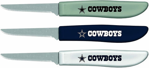 Dallas Cowboys 3-Piece Paring Knife Set