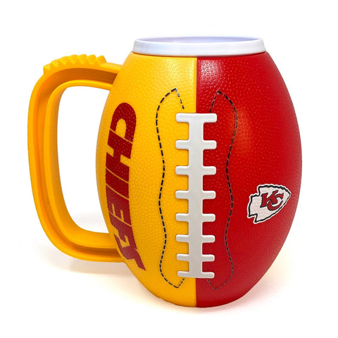 Kansas City Chiefs 24 oz. Football Shaped Beverage Mug