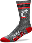 Cincinnati Bearcats Marbled Stripe Deuce Socks