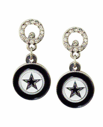 Dallas Cowboys Circle Post Earrings