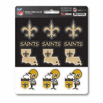 New Orleans Saints 12 Pack Mini Decals