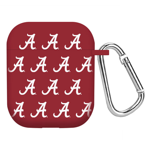 Alabama Crimson Tide Repeat Logo HD Apple AirPods Case Cover