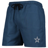 Dallas Cowboys Men's FOCO Navy Magic Print Palm Traditional Swim Shorts