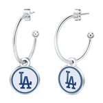 Los Angeles Dodgers Half Hoop Earrings
