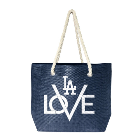 Los Angeles Dodgers Love Your Team Woven Tote Bag