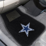 Dallas Cowboys 2 Piece Embroidered Car Mat Set