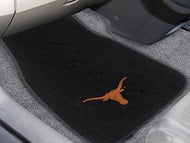 Texas Longhorns 2 Piece Embroidered Car Mat Set