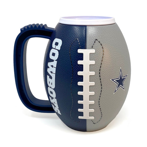 Dallas Cowboys 24 oz. Football Shaped Beverage Mug