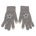 Dallas Cowboys Gray Knit Gloves