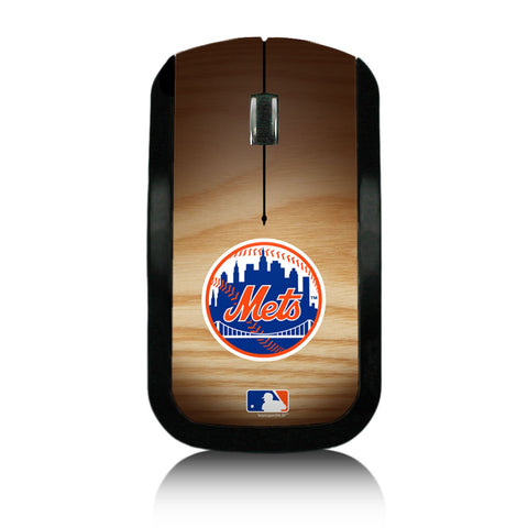 New York Mets Mets Wood Bat Wireless USB Mouse