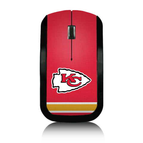 Kansas City Chiefs Stripe Wireless USB Mouse-0