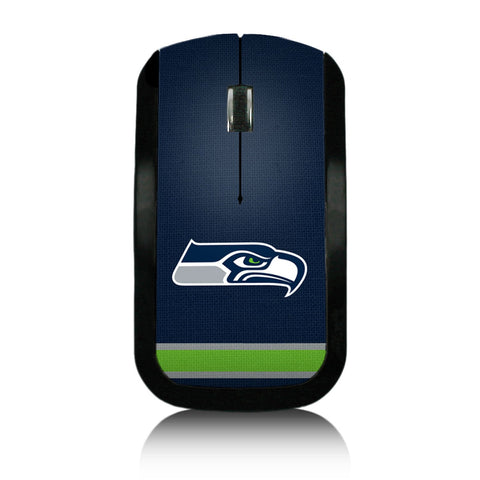 Seattle Seahawks Stripe Wireless USB Mouse-0