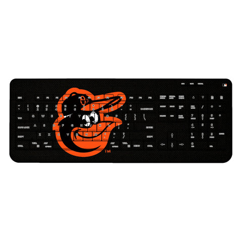 Baltimore Orioles Solid Wireless USB Keyboard