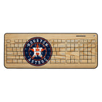 Houston Astros Astros Wood Bat Wireless USB Keyboard