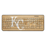 Kansas City Royals Wood Bat Wireless USB Keyboard