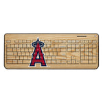 Los Angeles Angels Wood Bat Wireless USB Keyboard