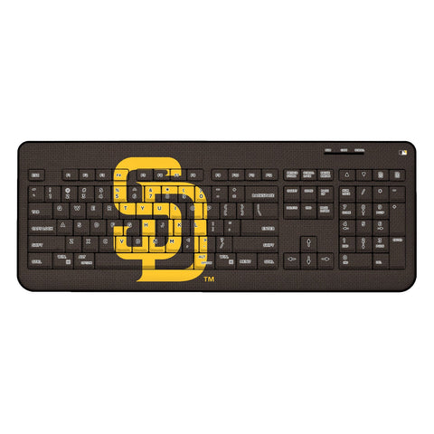 San Diego Padres Solid Wireless USB Keyboard