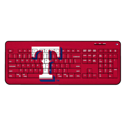 Texas Rangers Solid Wireless USB Keyboard