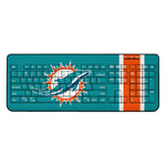 Miami Dolphins Stripe Wireless USB Keyboard