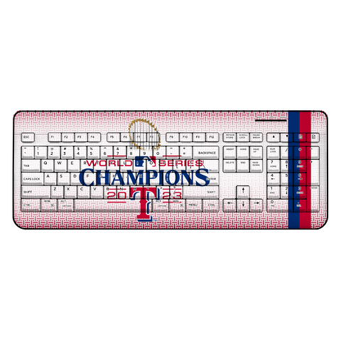 Texas Rangers 2023 MLB World Series Wireless USB Keyboard-0