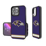 Baltimore Ravens Stripe Bump Case-0