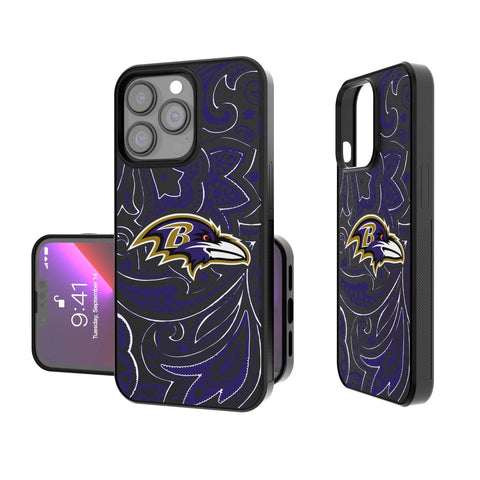 Baltimore Ravens Paisley Bump Case-0