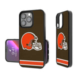 Cleveland Browns Stripe Bump Case-0
