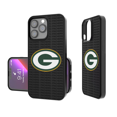 Green Bay Packers Blackletter Bump Case-0