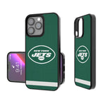 New York Jets Stripe Bump Case-0