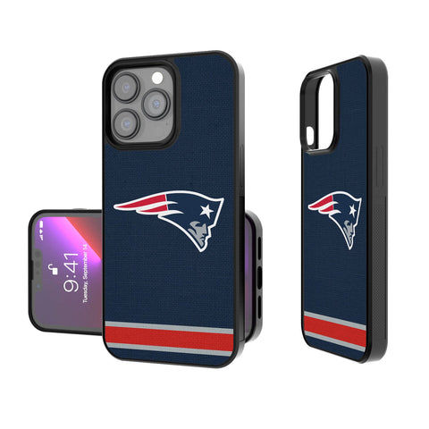 New England Patriots Stripe Bump Case-0