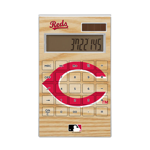 Cincinnati Reds Wood Bat Desktop Calculator
