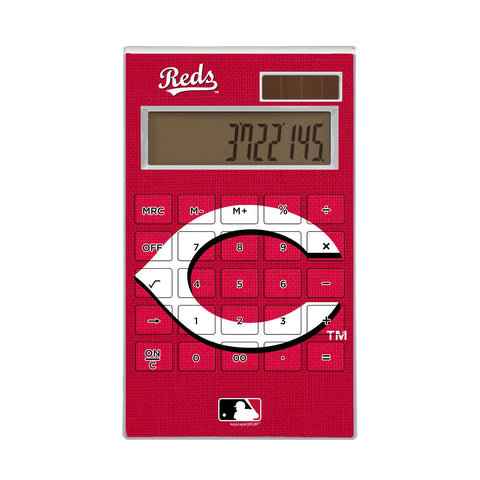 Cincinnati Reds Solid Desktop Calculator