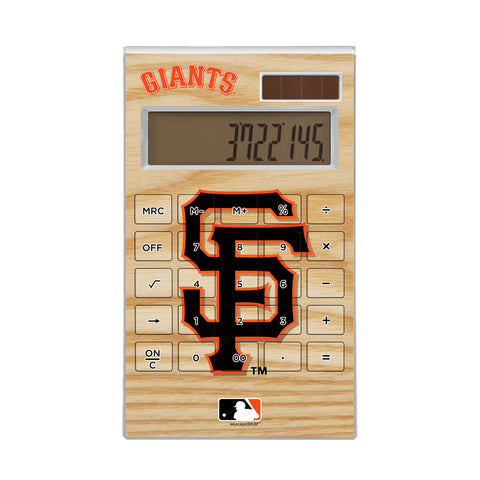 San Francisco Giants Wood Bat Desktop Calculator