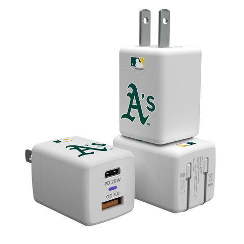Oakland Athletics Insignia USB A/C Charger