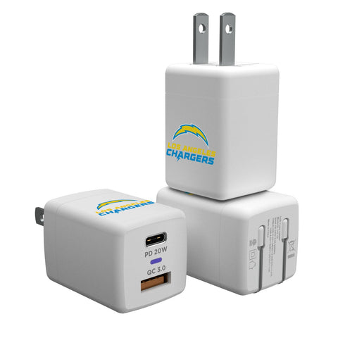 Los Angeles Chargers Insignia USB A and C Charger-0