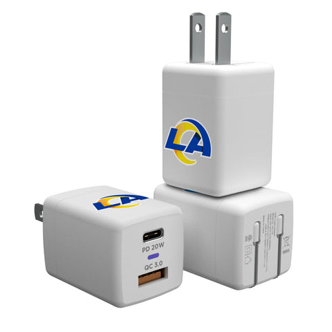 Los Angeles Rams Insignia USB A and C Charger-0