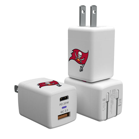 Tampa Bay Buccaneers Insignia USB A and C Charger-0