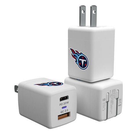 Tennessee Titans Insignia USB A and C Charger-0