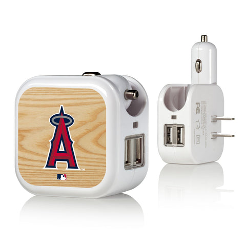 Los Angeles Angels Angels Wood Bat 2 in 1 USB Charger