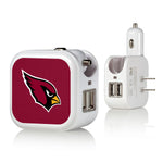 Arizona Cardinals Solid 2 in 1 USB Charger-0