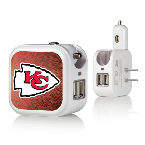 Kansas City Chiefs Football 2 in 1 USB Charger-0