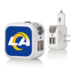 Los Angeles Rams Solid 2 in 1 USB Charger-0