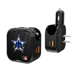 Seattle Mariners 1981-1986 - Cooperstown Collection Blackletter 2 in 1 USB A/C Charger