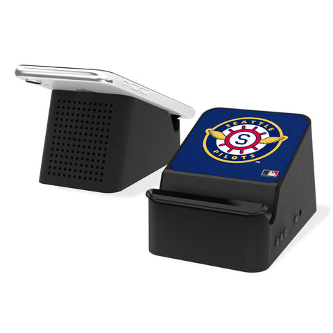 Seattle Pilots 1969 - Cooperstown Collection Solid Wireless Charging Station and Bluetooth Speaker