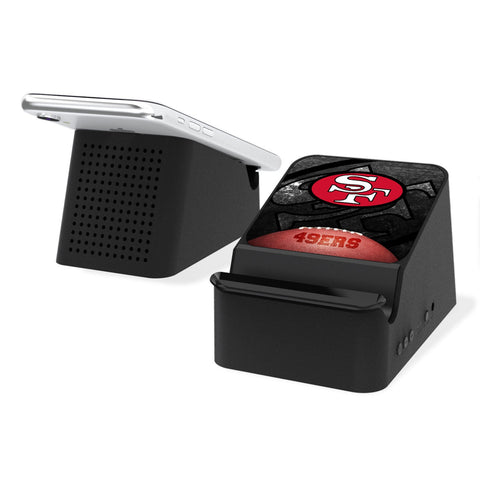 San Francisco 49ers Legendary Wireless Charging Station and Bluetooth Speaker-0