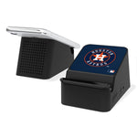 Houston Astros Astros Solid Wireless Charging Station and Bluetooth Speaker