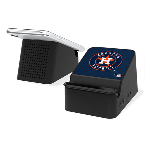Houston Astros Astros Solid Wireless Charging Station and Bluetooth Speaker