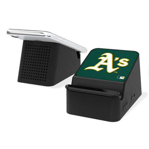 Oakland Athletics Athletics Solid Wireless Charging Station and Bluetooth Speaker