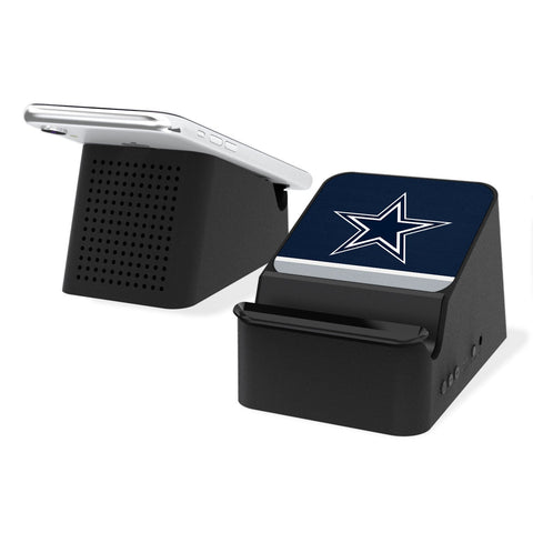 Dallas Cowboys Stripe Wireless Charging Station and Bluetooth Speaker-0
