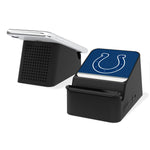Indianapolis Colts Stripe Wireless Charging Station and Bluetooth Speaker-0
